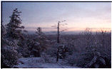 Beautiful sunset as seen from my Echo Trail Cabin